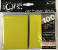 Ultra Pro - Standard Sleeves - Eclipse ProMatte 100ct - Lemon Yellow