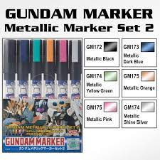 Gundam Marker - Metallic Marker Set 2