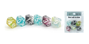 Roll 4 Initiative - Dice - Limited Ed - Diffusion - D10 6pk