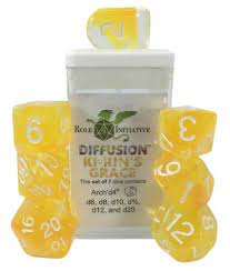 Role 4 Initiative - Dice - Diffusion - Ki-Rin's Grace - 7ct