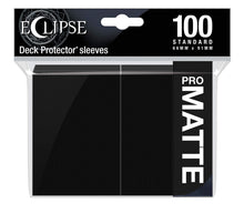 Load image into Gallery viewer, Ultra Pro - Standard Sleeves - Eclipse ProMatte 100ct - Jet Black