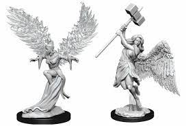 WizKids - PF Battles Deep Cuts 90330 - Balisse & Astral Deva 2pc Unpainted Minis