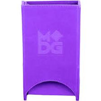 Metallic Dice Games - Dice Tower - Velvet Fold Up Dice Tower Purple