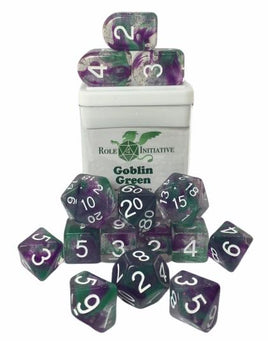 Role 4 Initiative - Dice - Diffusion - Goblin Green - 15ct