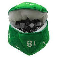 Ultra Pro - Plush - D&D d20 Dice Bag - Green & White