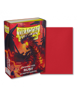 Dragon Shield - Small Sleeves - Matte Ruby 60ct