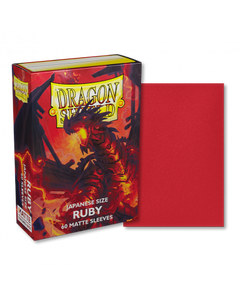 Dragon Shield - Small Sleeves - Matte Ruby 60ct