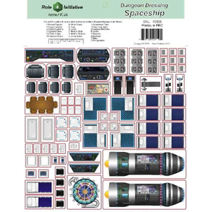 R4I - Dry Erase Vinyl Stickers - Spaceship