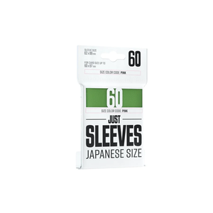Gamegenic - Sleeves - Just Sleeves Green JPN 60ct