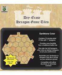 R4I - Dungeon Tiles - 6" Hexagon - Earth