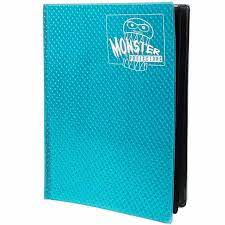 Monster Protectors - 9 Pocket Binder - Aqua Blue