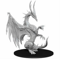 WizKids 90267 - Pathfinder Battles Deep Cuts - Blue Dragon Unpainted Mini