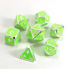 Load image into Gallery viewer, Die Hard - Dice - 11ct Metal Dice Set - Afterdark Mythica - Neon Rave
