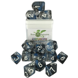 Roll 4 Initiative - Dice - Diffusion - Midnight - 15ct