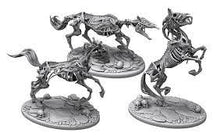Load image into Gallery viewer, Pathfinder Battles - Deep Cuts - Skeletal Horse Unpainted Mini
