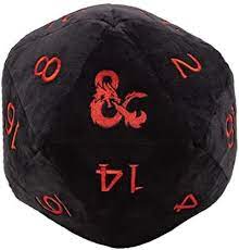 Ultra Pro - Plush - D&D Jumbo Plush d20 - Black