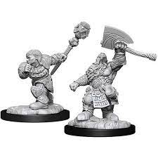 WizKids 90276 - MTG - Dwarf Fighter and Dwarf Cleric