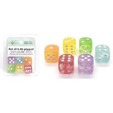 Roll 4 Initiative - Dice - Diffusion - Large Assorted D6 - 6ct