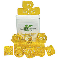 Role 4 Initiative - Dice - Translucent Yellow w/ White 15ct