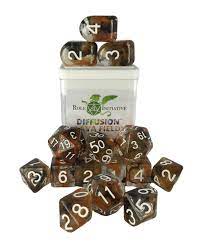 Roll 4 Initiative - Dice - Diffusion - Lava Field - 15ct