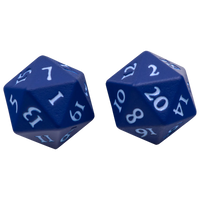 Ultra Pro - Dice - Vivid Heavy Metal 2d20 - Blue