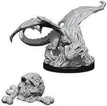 Load image into Gallery viewer, WizKids - D&amp;D Nolzur&#39;s Marvelous Miniatures 73850 - Black Dragon Wyrmling