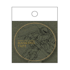 Gundam Stationery - Mobile Suit Gundam Masking Tape - MS-06F Zaku-II