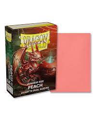 Dragon Shield - Small Sleeves - Dual Matte Peach 60ct