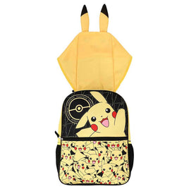 Pokemon Pikachu Hooded Youth Backpack