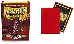 Dragon Shield - Standard Sleeves - Matte Crimson 100ct